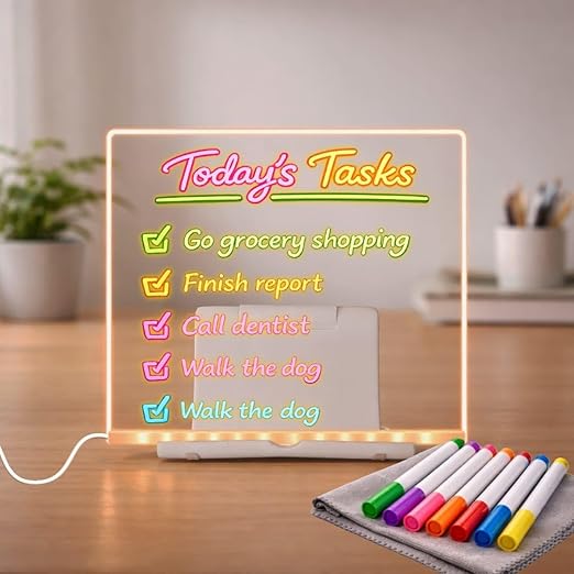 LED Acrylic Writing Board For Kids And Home