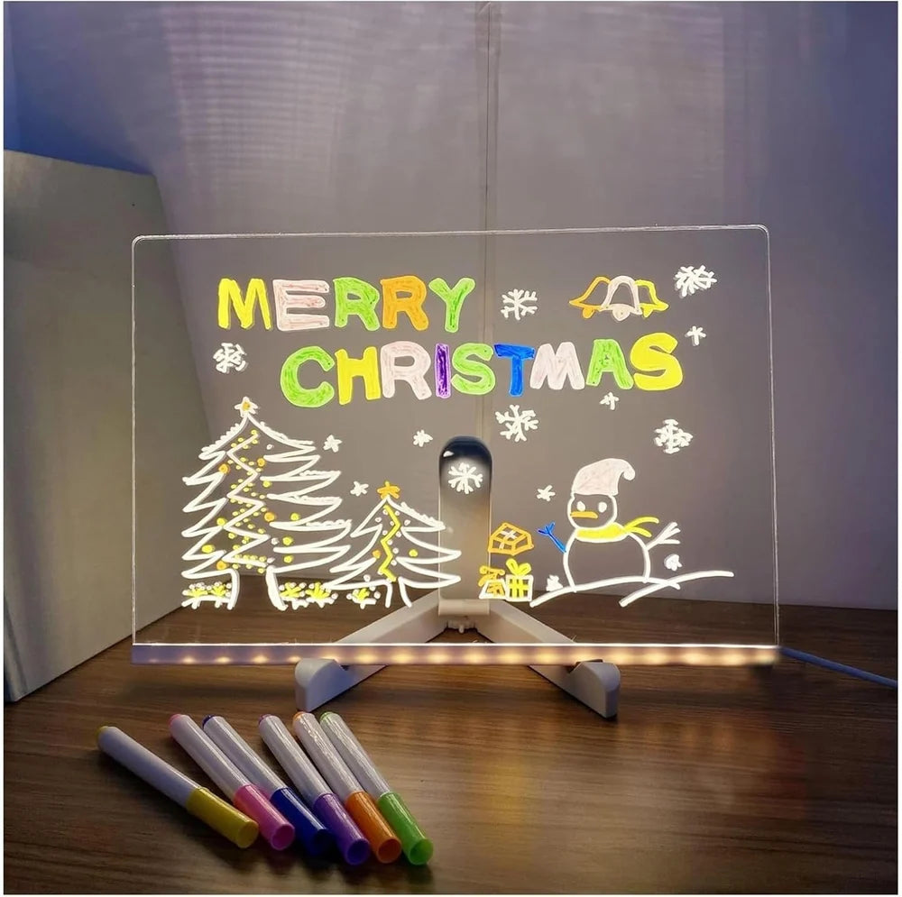 LED Acrylic Writing Board For Kids And Home